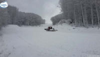 Laceno, gatto delle nevi al lavoro: si scia, A Bagnoli scuole ancora chiuse
